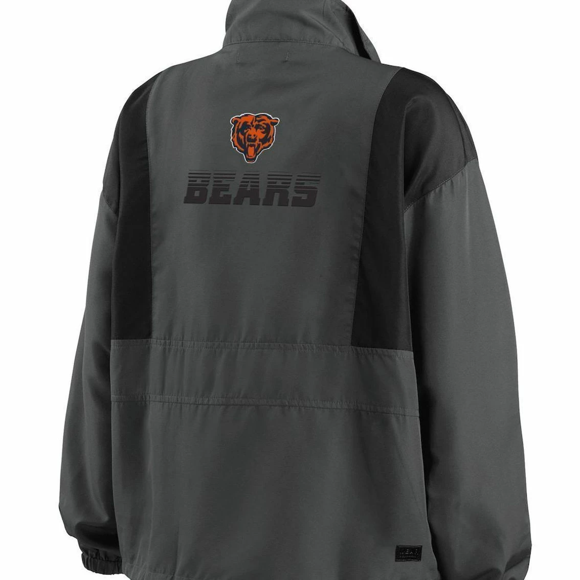 Women's WEAR By Erin Andrews Charcoal Chicago Bears Popover Packable Half-Zip Jacket 6 Women's WEAR By Erin Andrews Charcoal Chicago Bears Popover Packable Half-Zip Jacket - Image 4