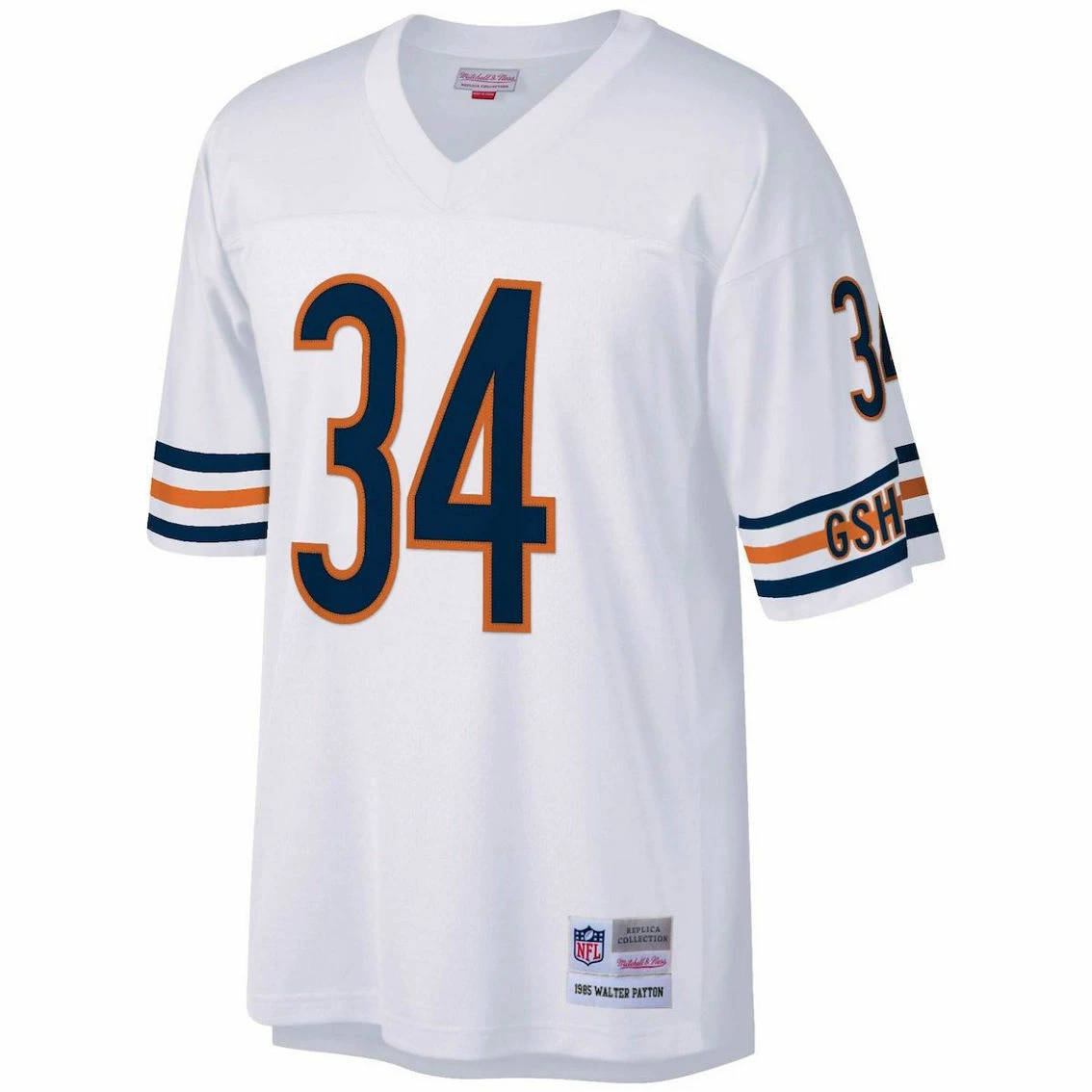 Men's Mitchell & Ness Walter Payton White Chicago Bears Legacy Replica Jersey 5 Men's Mitchell & Ness Walter Payton White Chicago Bears Legacy Replica Jersey - Image 3