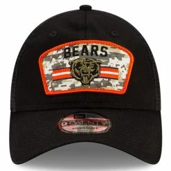 New Era Men's Black Chicago Bears 2021 Salute To Service Trucker 9TWENTY Adjustable Hat 8 New Era Men's Black Chicago Bears 2021 Salute To Service Trucker 9TWENTY Adjustable Hat -Fanatics DSCO1140227286 1007 ALT2