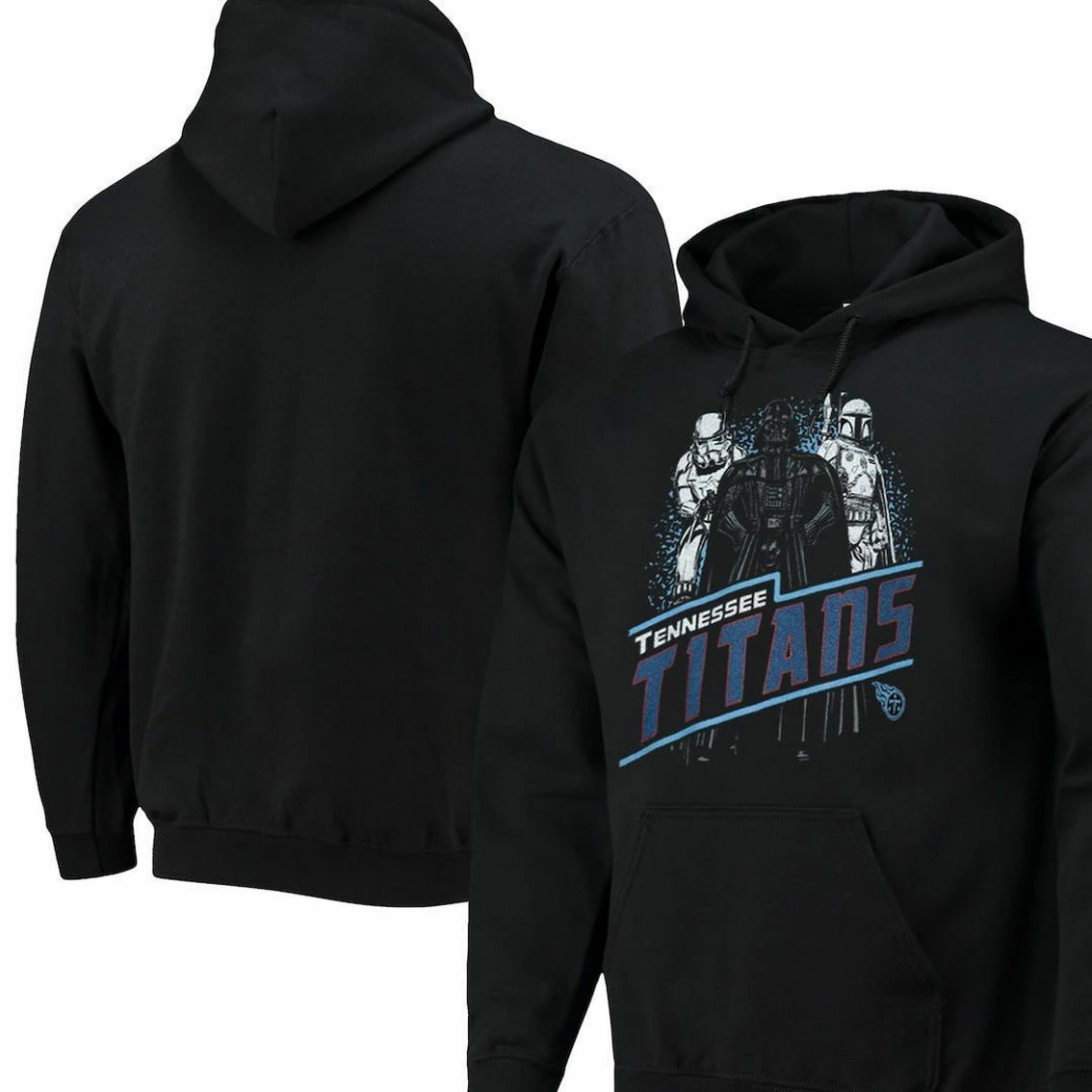 Junk Food Men's Black Tennessee Titans Star Wars Empire Pullover Hoodie 2 Junk Food Men's Black Tennessee Titans Star Wars Empire Pullover Hoodie