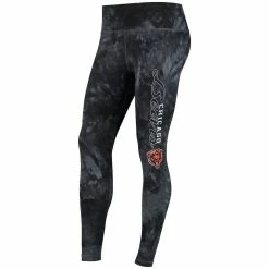 Concepts Sport Women's Black Chicago Bears Burst Tie Dye Leggings -Fanatics DSCO1140227558 1007 ALT2