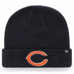 '47 Men's Navy Chicago Bears Primary Basic Cuffed Knit Hat