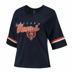 Outerstuff Juniors Navy Chicago Bears Burnout Raglan Half-Sleeve T-Shirt 8 Outerstuff Juniors Navy Chicago Bears Burnout Raglan Half-Sleeve T-Shirt -Fanatics DSCO1140227936 1320 ALT2
