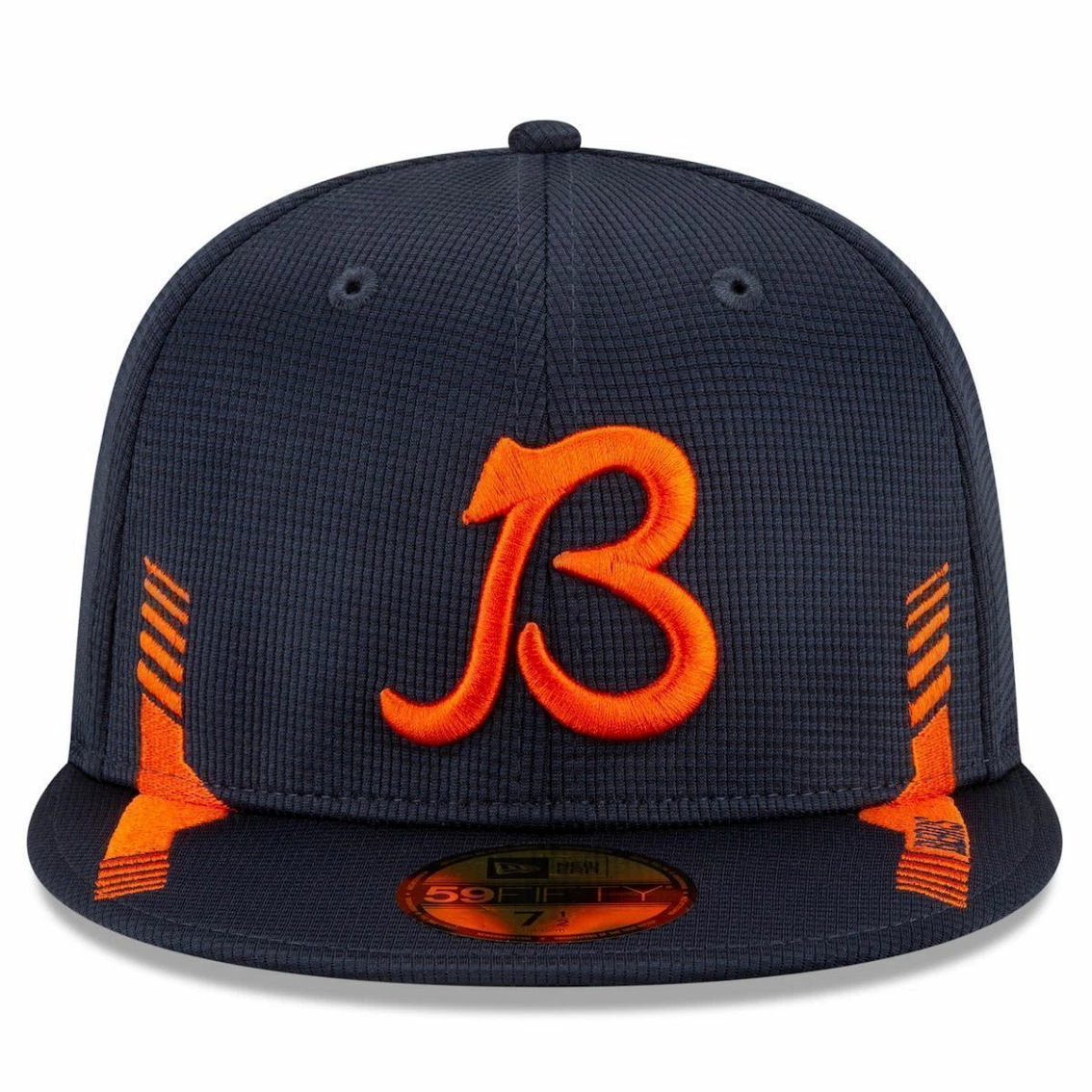 New Era Men's Navy Chicago Bears 2021 NFL Sideline Home B 59FIFTY Fitted Hat 5 New Era Men's Navy Chicago Bears 2021 NFL Sideline Home B 59FIFTY Fitted Hat - Image 3