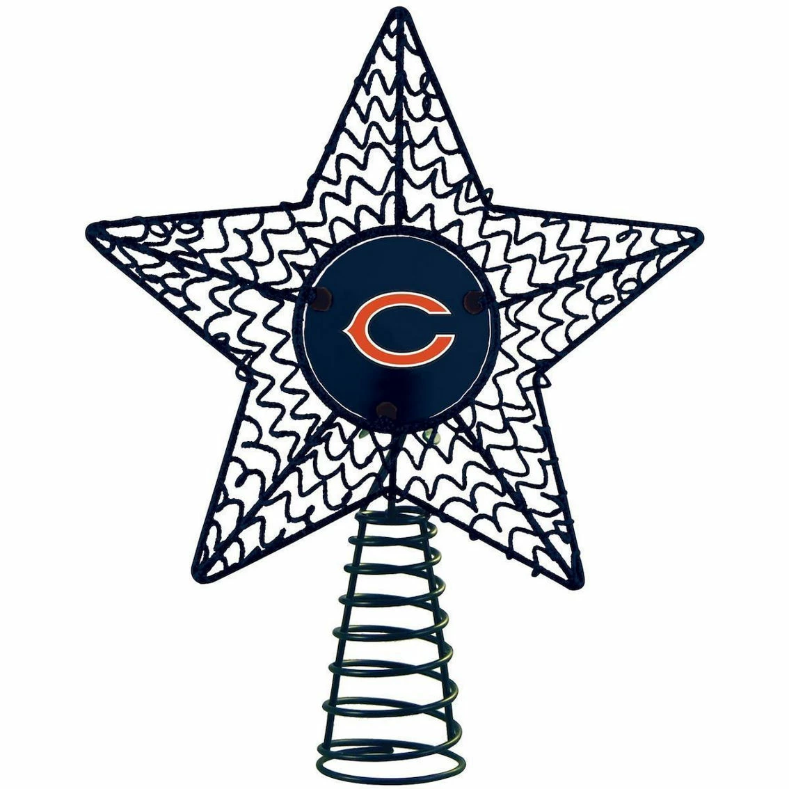 The Memory Company Chicago Bears Star Tree Topper 4 The Memory Company Chicago Bears Star Tree Topper - Image 2
