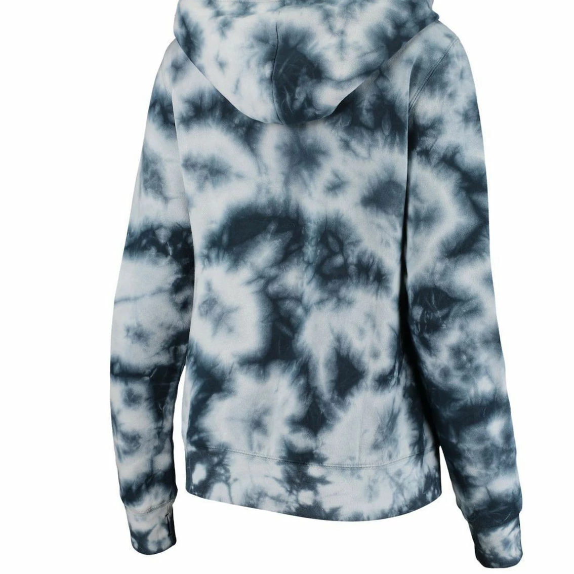 New Era Women's Navy Chicago Bears Tie Dye Fleece Full-Zip Hoodie 6 New Era Women's Navy Chicago Bears Tie Dye Fleece Full-Zip Hoodie - Image 4