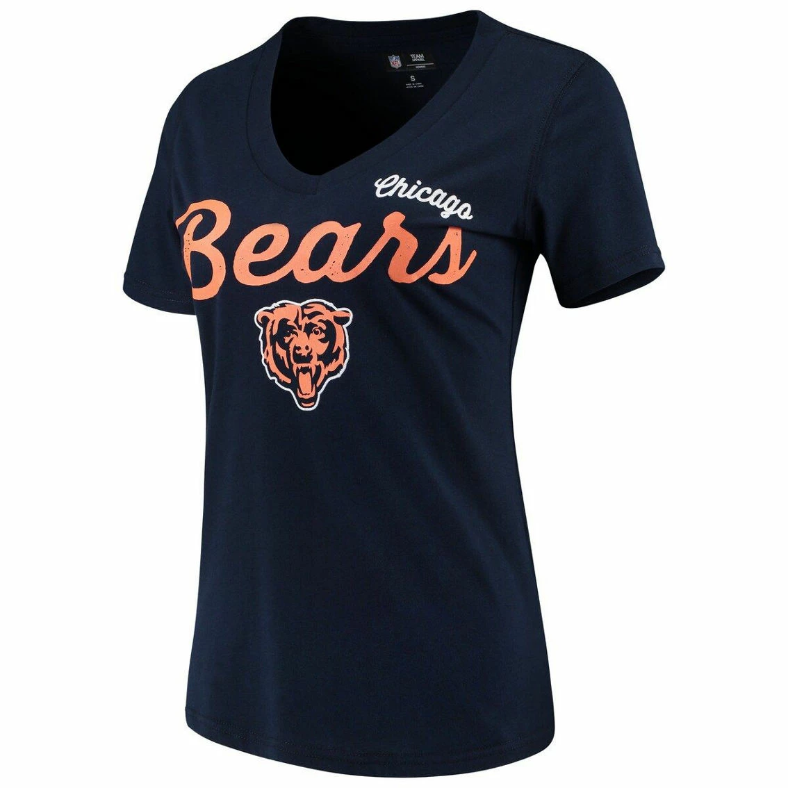 G-III 4Her By Carl Banks Women's Navy Chicago Bears Season V-Neck T-Shirt 5 G-III 4Her By Carl Banks Women's Navy Chicago Bears Season V-Neck T-Shirt - Image 3