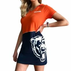 Women's Refried Apparel Orange/Navy Chicago Bears Sustainable Hooded Mini Dress 8 Women's Refried Apparel Orange/Navy Chicago Bears Sustainable Hooded Mini Dress -Fanatics DSCO1140297726 2294 ALT2