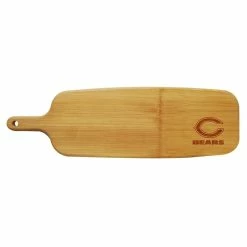 The Memory Company Chicago Bears Bamboo Paddle Cutting And Serving Board