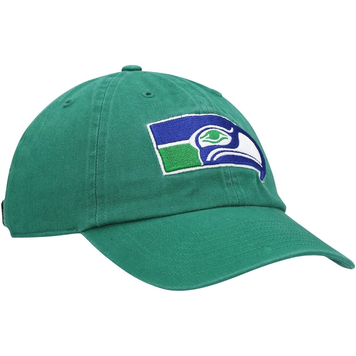 Men's '47 Kelly Green Seattle Seahawks Clean Up Legacy Adjustable Hat 6 Men's '47 Kelly Green Seattle Seahawks Clean Up Legacy Adjustable Hat - Image 4