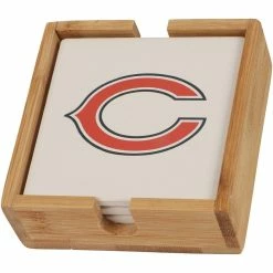 The Memory Company Chicago Bears Four-Pack Team Logo Square Coaster Set 5 The Memory Company Chicago Bears Four-Pack Team Logo Square Coaster Set -Fanatics DSCO1140610289 0000 ALT1