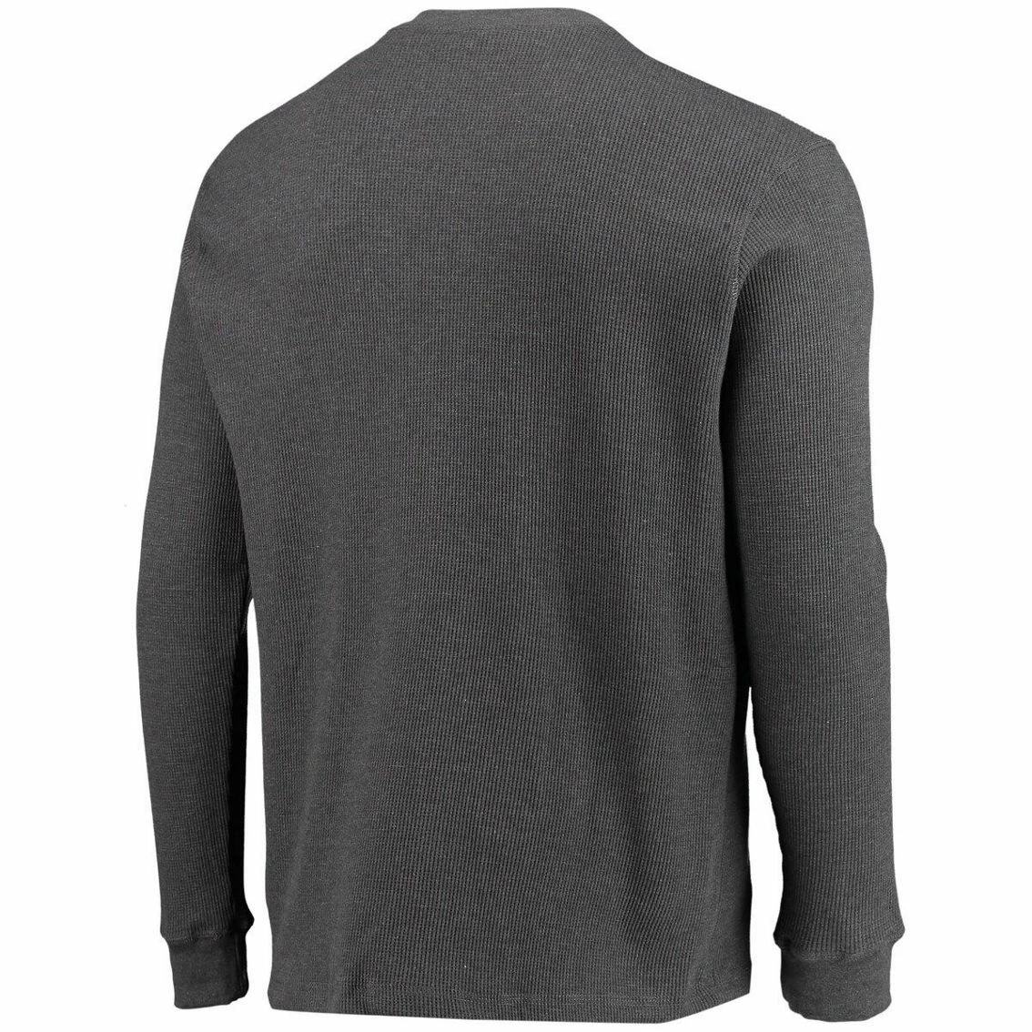 Dunbrooke Men's Heathered Gray Chicago Bears Logo Maverick Thermal Henley Long Sleeve T-Shirt 6 Dunbrooke Men's Heathered Gray Chicago Bears Logo Maverick Thermal Henley Long Sleeve T-Shirt - Image 4