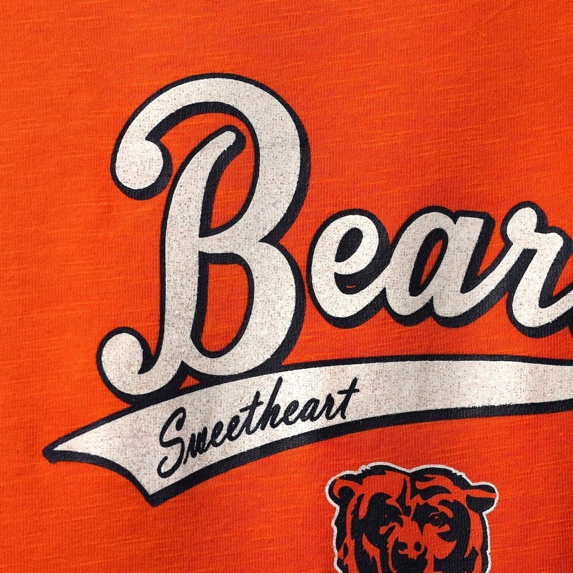 Outerstuff Girls Preschool Orange Chicago Bears Diamond T-Shirt & Leggings Set 5 Outerstuff Girls Preschool Orange Chicago Bears Diamond T-Shirt & Leggings Set - Image 3