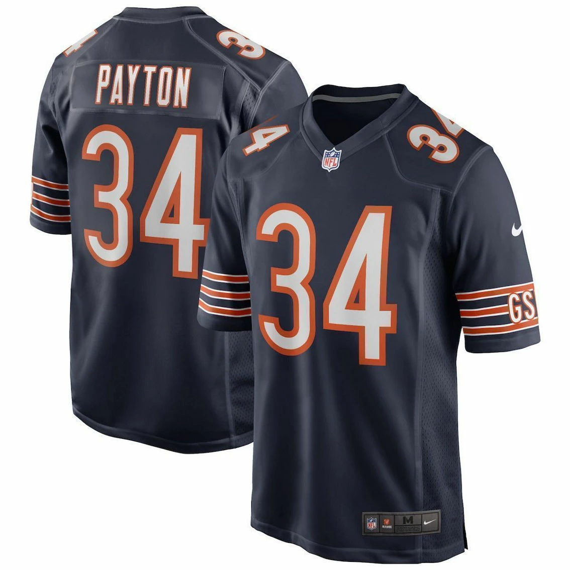Nike Men's Walter Payton Navy Chicago Bears Game Retired Player Jersey 3 Nike Men's Walter Payton Navy Chicago Bears Game Retired Player Jersey