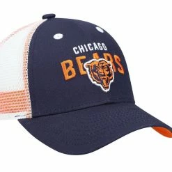 Outerstuff Preschool Navy/White Chicago Bears Core Lockup Mesh Back Snapback Hat -Fanatics DSCO1140896247 GZKZ ALT3