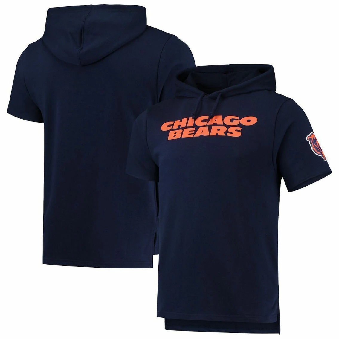 Men's Mitchell & Ness Navy Chicago Bears Game Day Hoodie T-Shirt 3 Men's Mitchell & Ness Navy Chicago Bears Game Day Hoodie T-Shirt