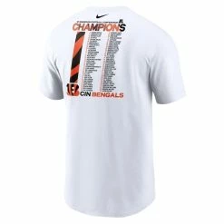 Nike Men's White Cincinnati Bengals 2021 AFC S Roster T-Shirt -Fanatics DSCO1141388673 3550 ALT3
