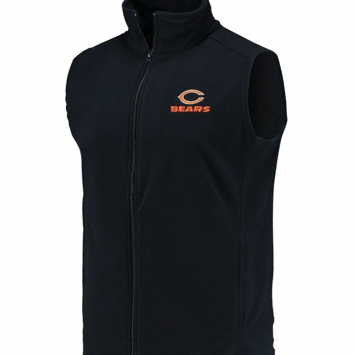 Dunbrooke Men's Navy Chicago Bears Houston Fleece Full-Zip Vest 5 Dunbrooke Men's Navy Chicago Bears Houston Fleece Full-Zip Vest - Image 3