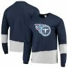 Refried Apparel Men's Navy/Gray Tennessee Titans Sustainable Upcycled Angle Long Sleeve T-Shirt 1 Refried Apparel Men's Navy/Gray Tennessee Titans Sustainable Upcycled Angle Long Sleeve T-Shirt -Fanatics DSCO1141432808 1320