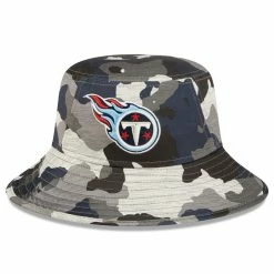 New Era Men's Camo Tennessee Titans 2022 NFL Training Camp Official Bucket Hat 8 New Era Men's Camo Tennessee Titans 2022 NFL Training Camp Official Bucket Hat -Fanatics DSCO1141741648 BGrd ALT2