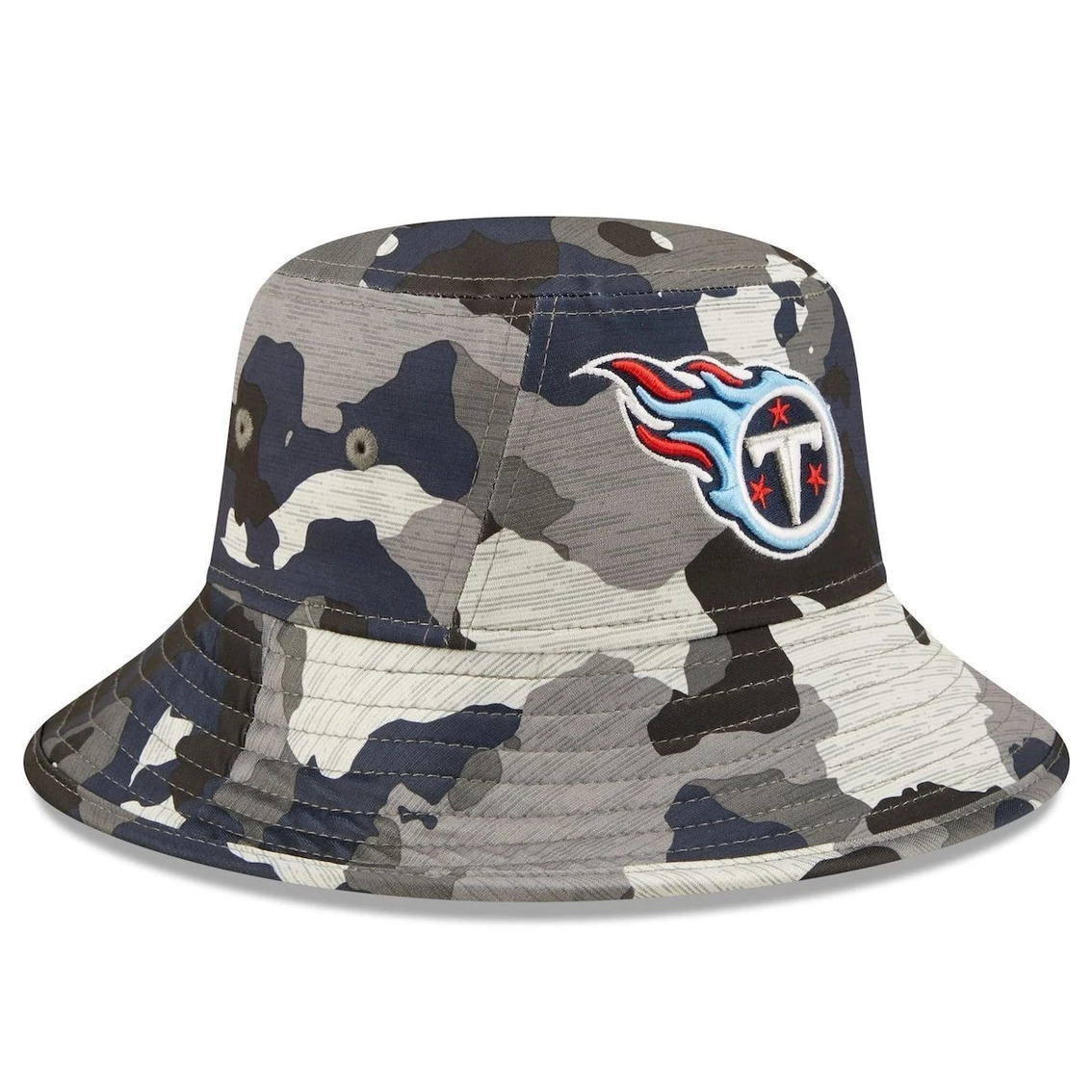 New Era Men's Camo Tennessee Titans 2022 NFL Training Camp Official Bucket Hat 6 New Era Men's Camo Tennessee Titans 2022 NFL Training Camp Official Bucket Hat - Image 4