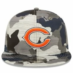 New Era Men's Camo Chicago Bears 2022 NFL Training Camp Official 9FIFTY Snapback Adjustable Hat -Fanatics DSCO1142288391 BGrd ALT2