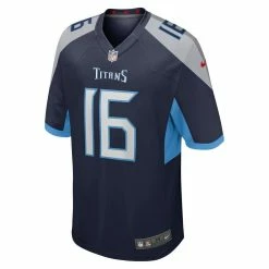 Nike Men's Treylon Burks Navy Tennessee Titans Player Game Jersey 8 Nike Men's Treylon Burks Navy Tennessee Titans Player Game Jersey -Fanatics DSCO1142288824 1320 ALT2