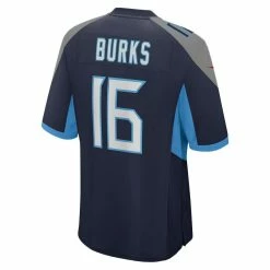Nike Men's Treylon Burks Navy Tennessee Titans Player Game Jersey 9 Nike Men's Treylon Burks Navy Tennessee Titans Player Game Jersey -Fanatics DSCO1142288824 1320 ALT3
