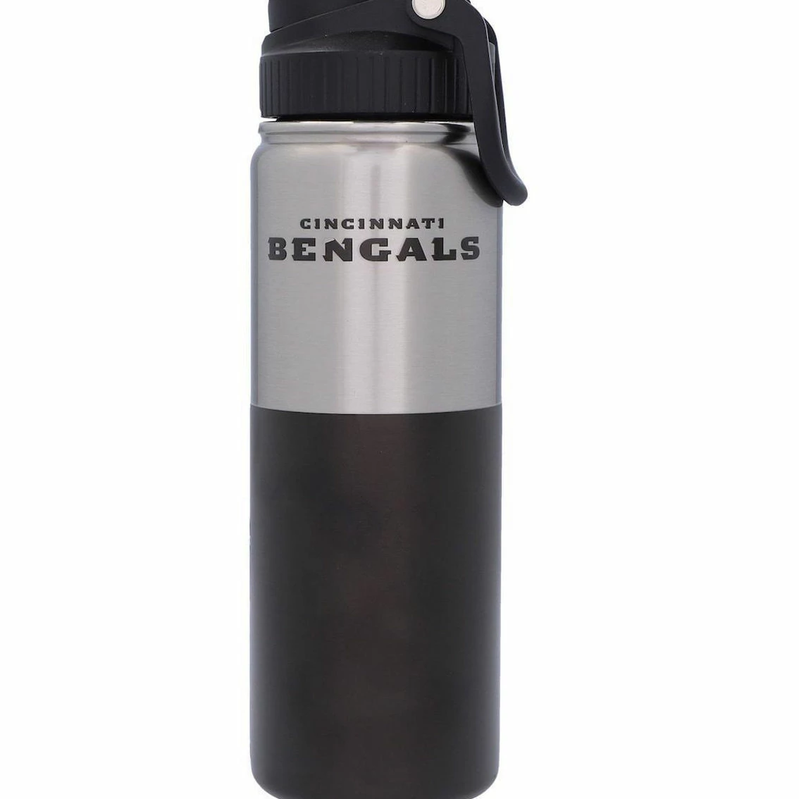 Logo Brands Cincinnati Bengals 21oz. Twist Top Stainless Bottle 5 Logo Brands Cincinnati Bengals 21oz. Twist Top Stainless Bottle - Image 3
