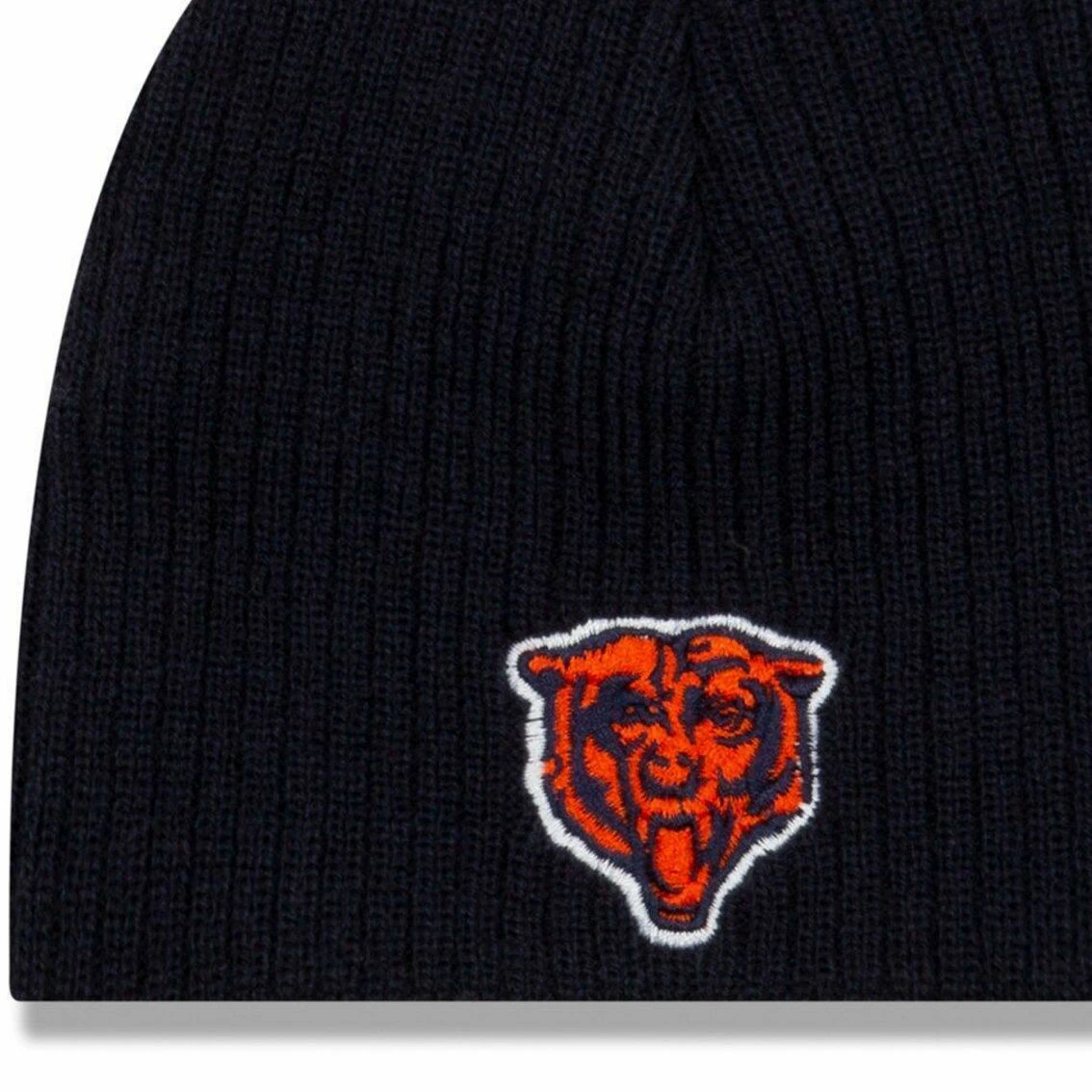 New Era Newborn & Infant Navy Chicago Bears Mini Fan Knit Beanie 4 New Era Newborn & Infant Navy Chicago Bears Mini Fan Knit Beanie - Image 2