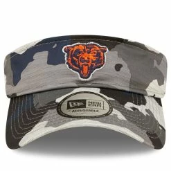 New Era Men's Camo Chicago Bears 2022 NFL Training Camp Official Mascot Adjustable Visor 8 New Era Men's Camo Chicago Bears 2022 NFL Training Camp Official Mascot Adjustable Visor -Fanatics DSCO1142289873 BGrd ALT2