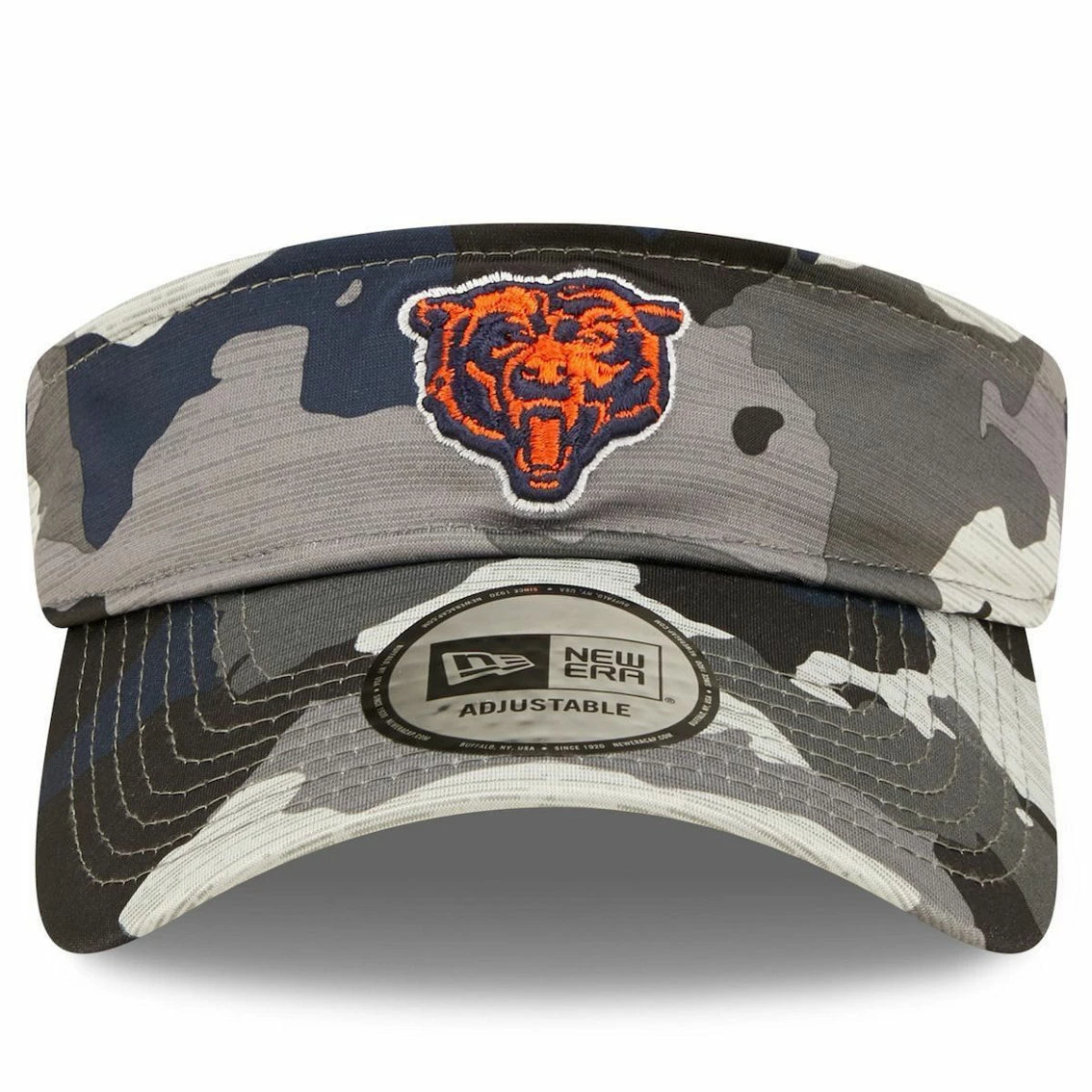 New Era Men's Camo Chicago Bears 2022 NFL Training Camp Official Mascot Adjustable Visor 5 New Era Men's Camo Chicago Bears 2022 NFL Training Camp Official Mascot Adjustable Visor - Image 3