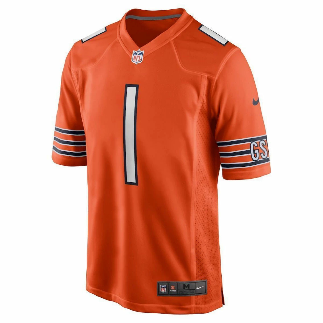Nike Men's Justin Fields Orange Chicago Bears Player Game Jersey 5 Nike Men's Justin Fields Orange Chicago Bears Player Game Jersey - Image 3