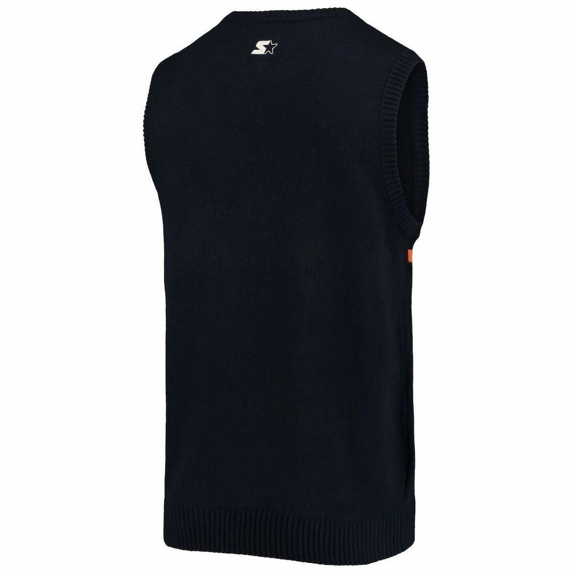 Starter Men's Navy/Orange Chicago Bears Player Sweater Vest 6 Starter Men's Navy/Orange Chicago Bears Player Sweater Vest - Image 4