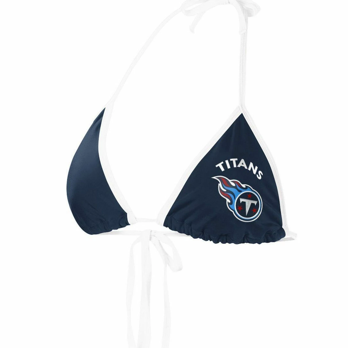 G-III 4Her By Carl Banks Women's Navy Tennessee Titans Perfect Match Bikini Top 4 G-III 4Her By Carl Banks Women's Navy Tennessee Titans Perfect Match Bikini Top - Image 2