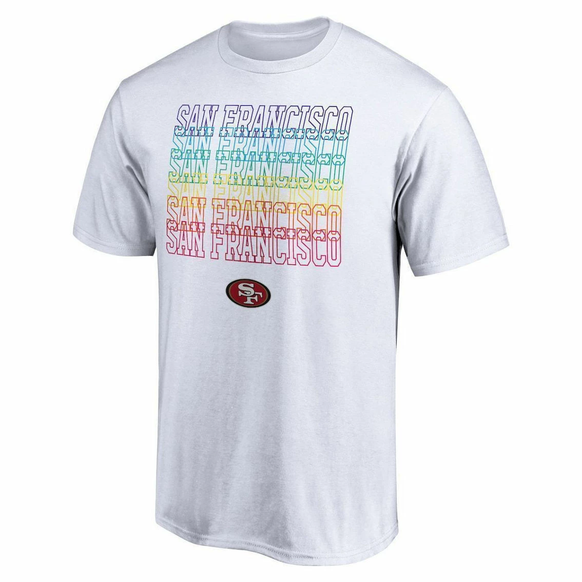 Fanatics Branded Men's White San Francisco 49ers City Pride T-Shirt 5 Fanatics Branded Men's White San Francisco 49ers City Pride T-Shirt - Image 3