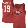 Majestic Threads Men's Threads Deebo Samuel Scarlet San Francisco 49ers Player Name & Number Tri-Blend Tank Top 1 Majestic Threads Men's Threads Deebo Samuel Scarlet San Francisco 49ers Player Name & Number Tri-Blend Tank Top -Fanatics DSCO1142446026 2946
