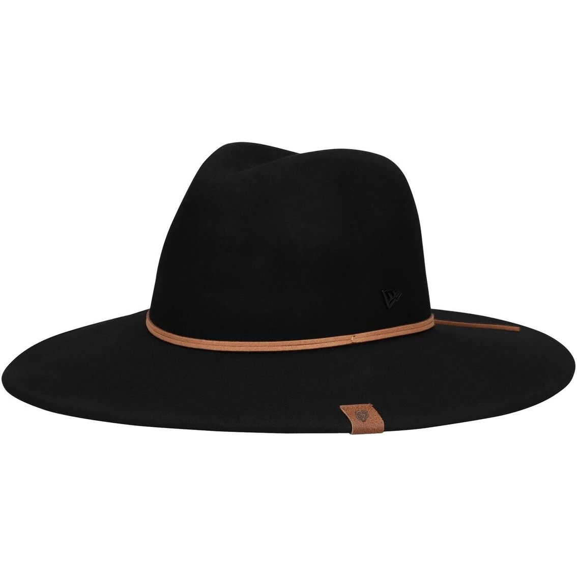 Women's New Era Black Chicago Bears Willow Wide Brim Fedora 3 Women's New Era Black Chicago Bears Willow Wide Brim Fedora