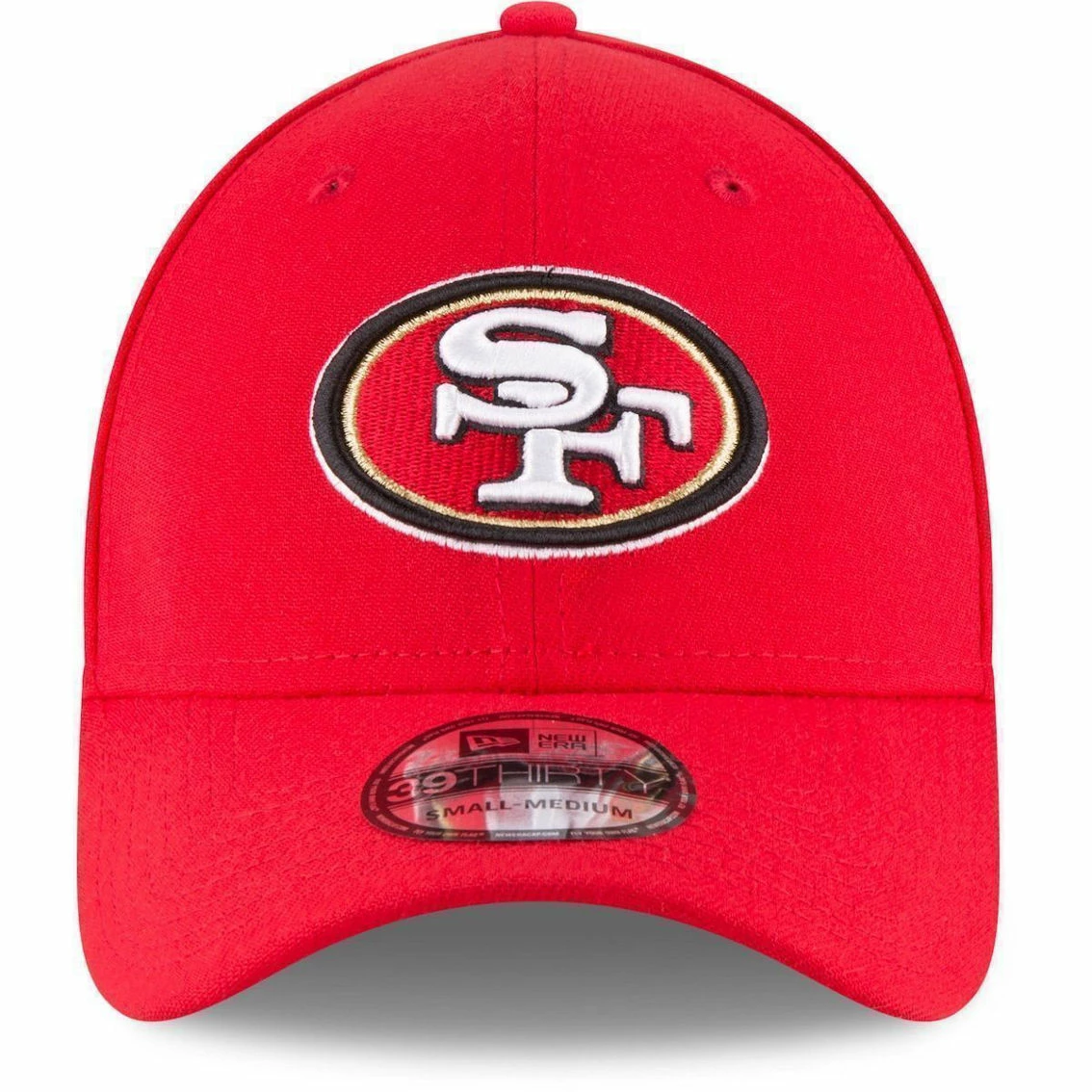 New Era Men's Scarlet San Francisco 49ers Team Classic 39THIRTY Flex Hat 5 New Era Men's Scarlet San Francisco 49ers Team Classic 39THIRTY Flex Hat - Image 3