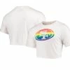 Fanatics Branded White San Francisco 49ers Boxy Pride T-Shirt 2 Fanatics Branded White San Francisco 49ers Boxy Pride T-Shirt -Fanatics DSCO1142446811 3550