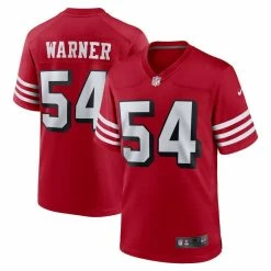 Nike Men's Fred Warner Scarlet San Francisco 49ers Alternate Player Game Jersey 7 Nike Men's Fred Warner Scarlet San Francisco 49ers Alternate Player Game Jersey -Fanatics DSCO1142447168 2910 ALT1