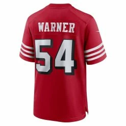 Nike Men's Fred Warner Scarlet San Francisco 49ers Alternate Player Game Jersey 9 Nike Men's Fred Warner Scarlet San Francisco 49ers Alternate Player Game Jersey -Fanatics DSCO1142447168 2910 ALT3