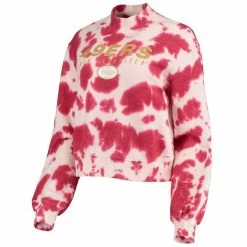 Junk Food Women's Scarlet San Francisco 49ers Tie-Dye Cropped Pullover Sweatshirt 8 Junk Food Women's Scarlet San Francisco 49ers Tie-Dye Cropped Pullover Sweatshirt -Fanatics DSCO1142494731 2946 ALT2
