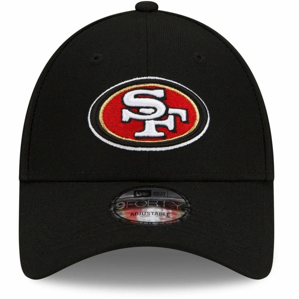 New Era Men's Black San Francisco 49ers Team The League 9FORTY Adjustable Hat 5 New Era Men's Black San Francisco 49ers Team The League 9FORTY Adjustable Hat - Image 3