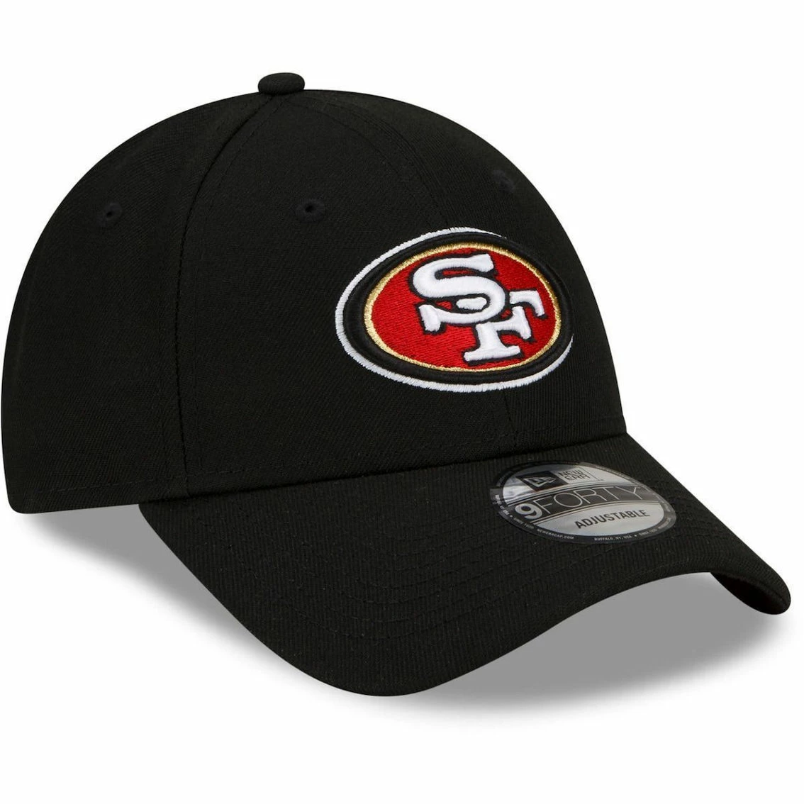 New Era Men's Black San Francisco 49ers Team The League 9FORTY Adjustable Hat 6 New Era Men's Black San Francisco 49ers Team The League 9FORTY Adjustable Hat - Image 4
