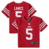 Nike Toddler Trey Lance Scarlet San Francisco 49ers Game Jersey -Fanatics DSCO1142494882 2946