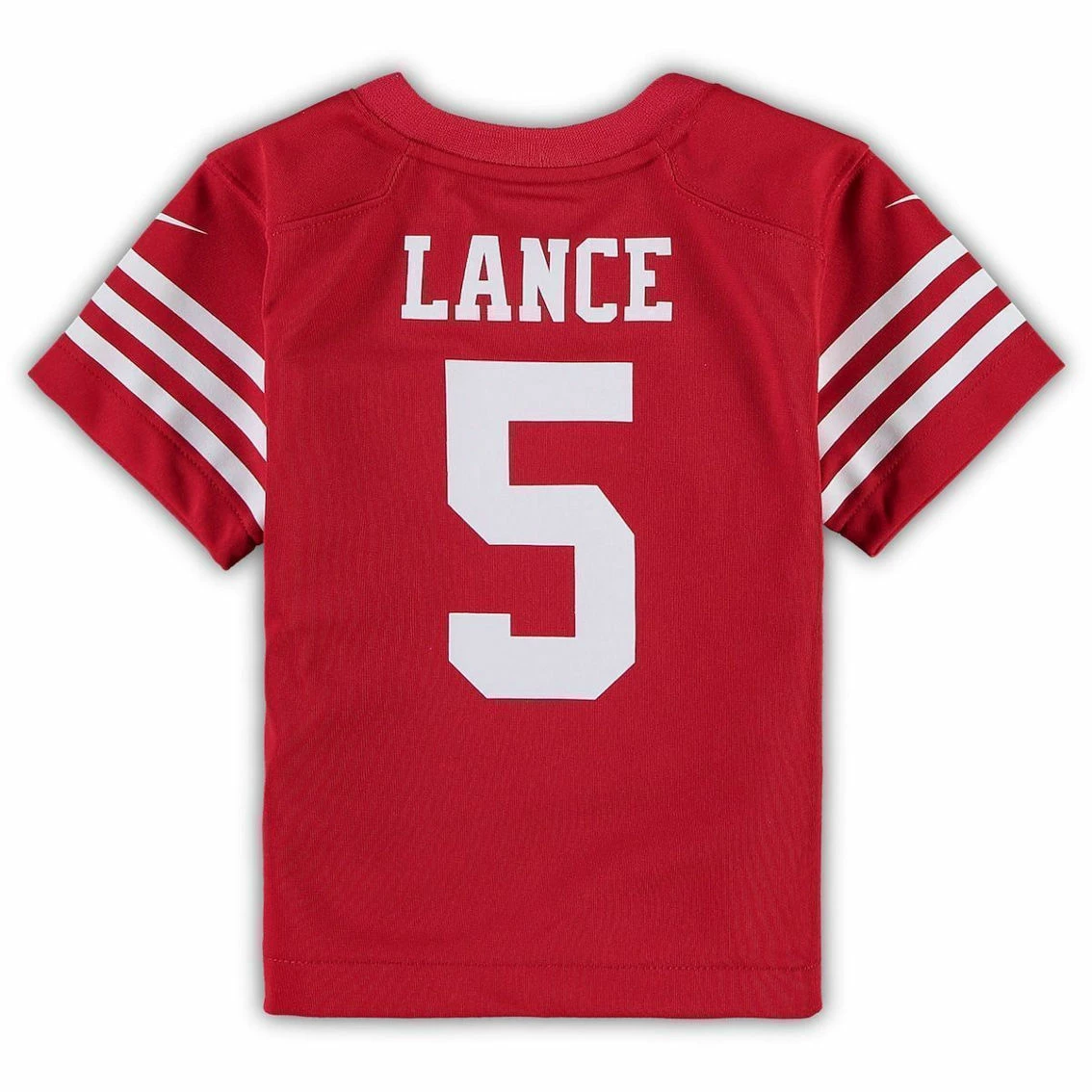 Nike Toddler Trey Lance Scarlet San Francisco 49ers Game Jersey 6 Nike Toddler Trey Lance Scarlet San Francisco 49ers Game Jersey - Image 4