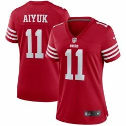 Nike Women's Brandon Aiyuk Scarlet San Francisco 49ers Player Game Jersey
