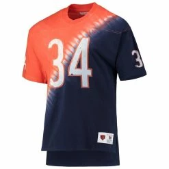 Mitchell & Ness Men's Walter Payton Orange/Navy Chicago Bears Retired Player Name & Number Diagonal Tie-Dye V-Neck T-Shirt 8 Mitchell & Ness Men's Walter Payton Orange/Navy Chicago Bears Retired Player Name & Number Diagonal Tie-Dye V-Neck T-Shirt -Fanatics DSCO1142495021 2294 ALT2