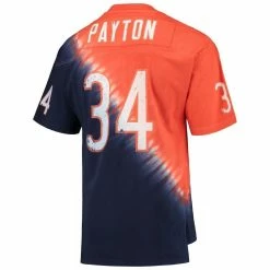 Mitchell & Ness Men's Walter Payton Orange/Navy Chicago Bears Retired Player Name & Number Diagonal Tie-Dye V-Neck T-Shirt 9 Mitchell & Ness Men's Walter Payton Orange/Navy Chicago Bears Retired Player Name & Number Diagonal Tie-Dye V-Neck T-Shirt -Fanatics DSCO1142495021 2294 ALT3